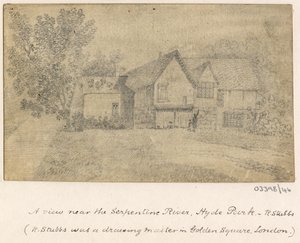En serie skisser, vyer i Storbritannien, kontinenten och Amerika 1772-1778 (akvarell) av British School