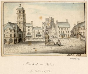 En serie skisser, vyer i Storbritannien, kontinenten och Amerika 1772-1778 (akvarell) av British School