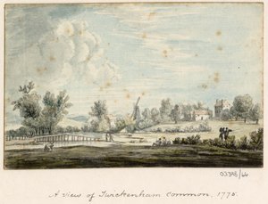 En serie skisser, vyer i Storbritannien, kontinenten och Amerika 1772-1778 (akvarell) av British School