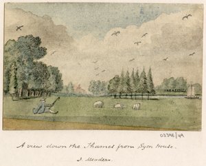 En serie skisser, vyer i Storbritannien, kontinenten och Amerika 1772-1778 (akvarell) av British School
