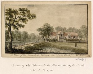 En serie skisser, vyer i Storbritannien, kontinenten och Amerika 1772-1778 (akvarell) av British School