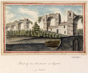 En serie skisser, vyer i Storbritannien, kontinenten och Amerika 1772-1778 (akvarell) av British School