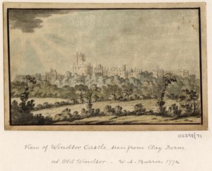 En serie skisser, vyer i Storbritannien, kontinenten och Amerika 1772-1778 (akvarell) av British School