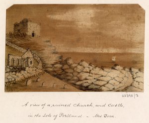 En serie skisser, vyer i Storbritannien, kontinenten och Amerika 1772-1778 (akvarell) av British School