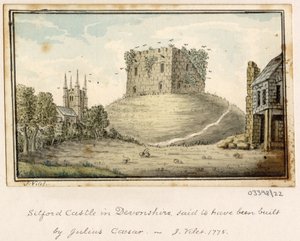 En serie skisser, vyer i Storbritannien, kontinenten och Amerika 1772-1778 (akvarell) av British School