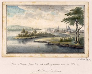 En serie skisser, vyer i Storbritannien, kontinenten och Amerika 1772-1778 (akvarell) av British School