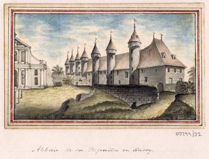En serie skisser, vyer i Storbritannien, kontinenten och Amerika 1772-1778 (akvarell) av British School