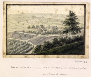 En serie skisser, vyer i Storbritannien, kontinenten och Amerika 1772-1778 (akvarell) av British School