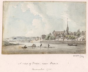 En serie skisser, vyer i Storbritannien, kontinenten och Amerika 1772-1778 (akvarell) av British School