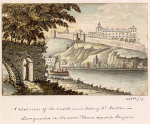 En serie skisser, vyer i Storbritannien, kontinenten och Amerika 1772-1778 (akvarell) av British School