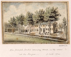 En serie skisser, vyer i Storbritannien, kontinenten och Amerika 1772-1778 (akvarell) av British School