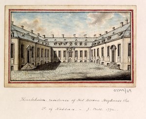En serie skisser, vyer i Storbritannien, kontinenten och Amerika 1772-1778 (akvarell) av British School