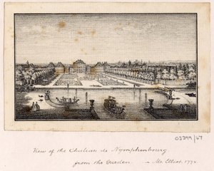 En serie skisser, vyer i Storbritannien, kontinenten och Amerika 1772-1778 (ritning) av British School