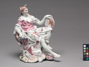 Britannia, Longton Hall porslinsfabrik, ca 1756 av British School