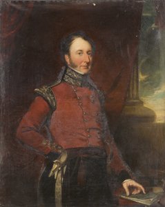 Kapten Henry Charles Harford från Frenchay Lodge (olja på duk) av British School