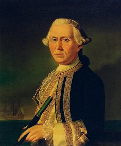 Kapten James Ferguson (1723-1793) av British School