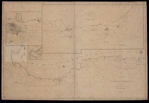 Karta över Terra Australis av M Flinders, befälhavare på Hans Majestäts slup "Investigator". Sydkusten Blad I 1801 av British School