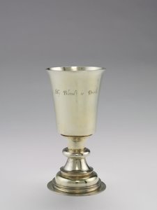 Nattvardsbägaren, tillverkad av DR, 1671-1672 av British School