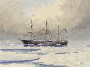 HMS "Discovery" i Arktis av British School