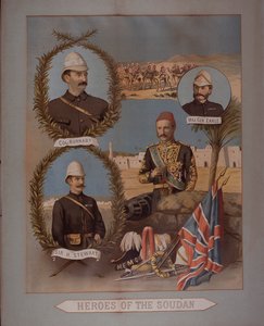 Heroes of the Soudan 1885 (chromolitho) av British School