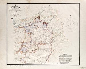 Irland - Västkusten, Glengariff Harbour. Undersökt av behörighetsgivande klass, navigationsskola september - oktober 1912. av British School