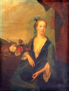 Lady In Blue, 1700 av British School