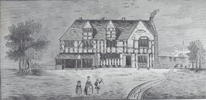 Stratford-on-Avon: Shakespeares hus (gravyr) av British School