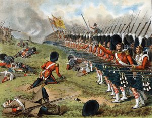 93:e Sutherland Highlanders frammarsch vid slaget vid Alma 1854 - i "" Harper