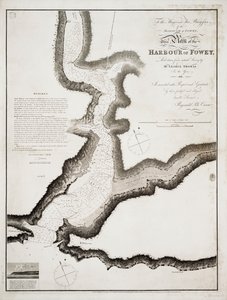Hamnen i Fowey, Cornwall av British School