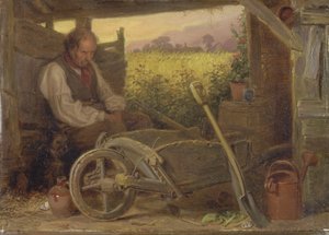 Den gamle trädgårdsmästaren av Briton Riviere