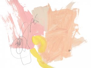 Modernt abstrakt i pastell