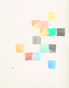 Pastellfärgade färgblock av Bronwyn Baker