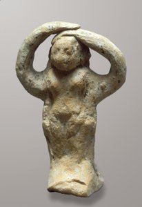 Statyett av en sörjande, från Azor, Israel (lera) av Bronze Age
