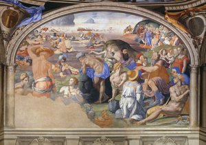 Korsningen av Röda havet av Bronzino