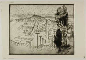 Telegraph Hill von Bror Julius Olsson Nordfeldt