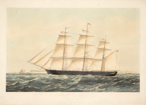 Det berömda järnklipparfartyget Chile 767 ton register, som tillhör Seymour Peacock  Co i London av Brothers Kell