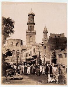 Fest på Kairos gator - fotografi av bröderna Zangali, sent 1800-tal