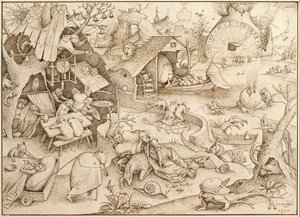 Acedia Sloth Från serien Seven Deadly Sins, 1557