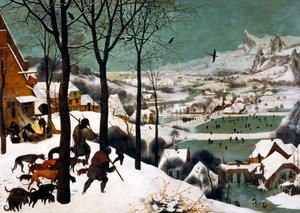 Jägare i snövintern, 1565