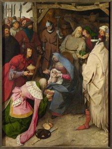 Konungarnas tillbedjan, 1564 av Bruegel
