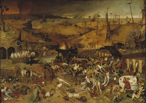 Dödens triumf, ca 1562-1563 av Bruegel