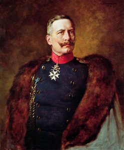 Porträtt av kejsar Wilhelm II (1859-1941)