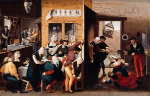 Bordellscen, 1537