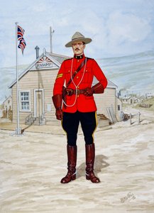 Korpral i North-West Mounted Police 1905