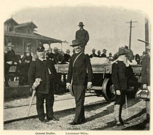 Ankomst till Port Tampa, spansk-amerikanska kriget, juni 1898, 1899.