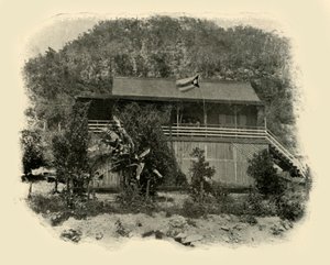 Kubanska högkvarteret i Daiquiri, spansk-amerikanska kriget, juni 1898, 1899.
