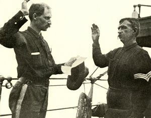Löjtnant Lewis återinför Thomas Dixon, spansk-amerikanska kriget, 19 juni 1898, 1899.