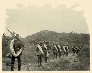 På väg från Battlefield 1:a och 10:e till Rough Riders Scene of Conflict, över bergen