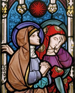 Little Kimble, All Saints, Heaton, Butler & Bayne, Die zwei Marien