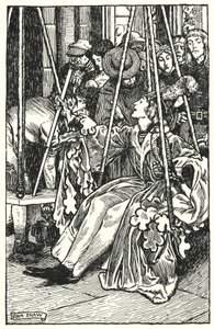Illustration för The Cloister and The Hearth av Charles Reade (litho) av Byam (after) Shaw